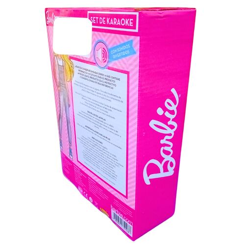 Micrófono Barbie con Luz y Sonido TOYMARK