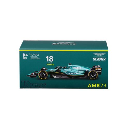 Vehículo a Escala 1:43 Aston Martin F1 Team Modelo AMR23 - Lance Stroll -  BURAGO