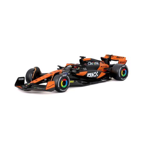 Vehículo a Escala 1:43 McLaren F1 Modelo MCL38 Miami Grand Prix 2024 - Oscar Piastri- BURAGO