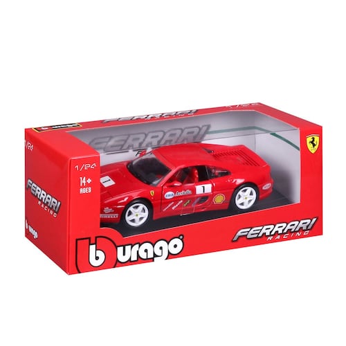Bburago 18-26306 1/24 Scale - Ferrari F355 Challenge, Red