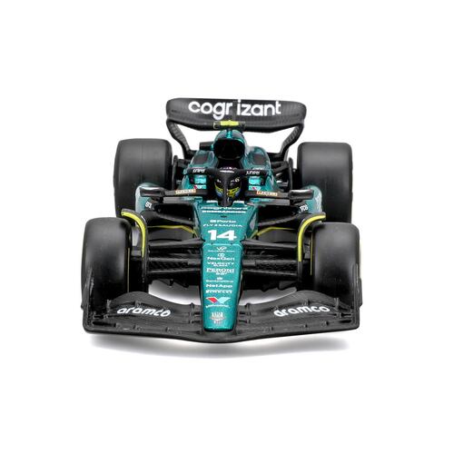 Vehículo a Escala 1:43 Aston Martin F1 Team Modelo AMR23 - Fernando Alonso-  BURAGO