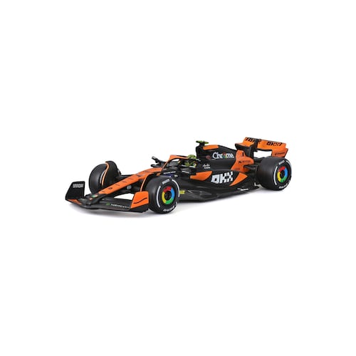 Vehículo a Escala 1:43 McLaren F1 Modelo MCL38 Miami Grand Prix 2024 - 4 Londo Norris- BURAGO