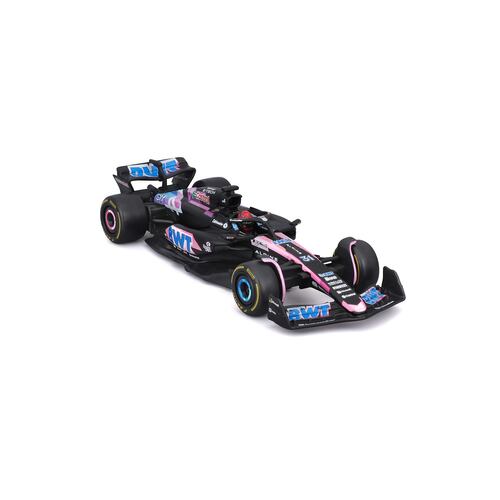 Vehículo a Escala BWT Alpine Formula 1 Modelo A524 -Esteban Ocon- BURAGO