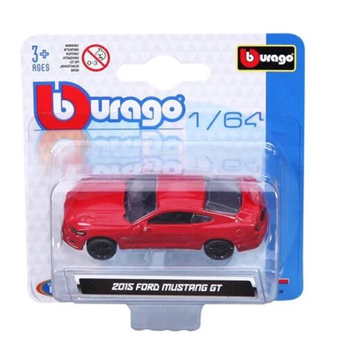 Coche de Metal a Escala 1:64 Burago ¡Colecciónalos Todos!
