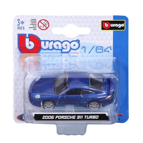Coche de Metal a Escala 1:64 Burago ¡Colecciónalos Todos!