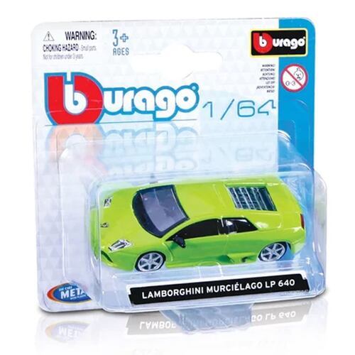 Coche de Metal a Escala 1:64 Burago ¡Colecciónalos Todos!