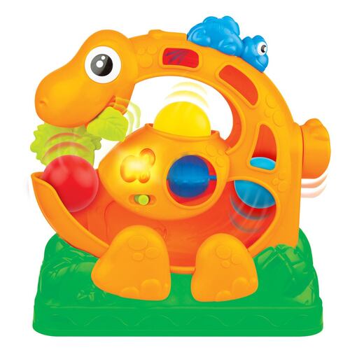 Dinosaurio con accesorios