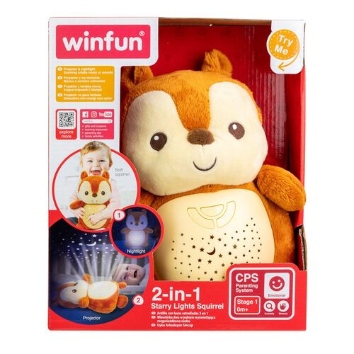 Ardilla con luces 2 en 1 Winfun