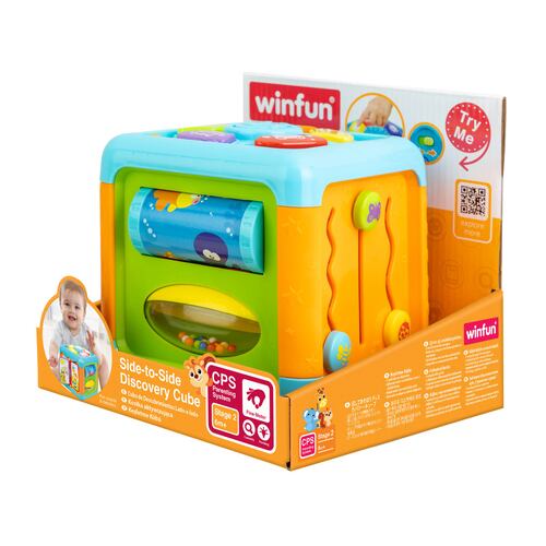 Cubo de Descubrimientos Lado a Lado para Bebé WINFUN