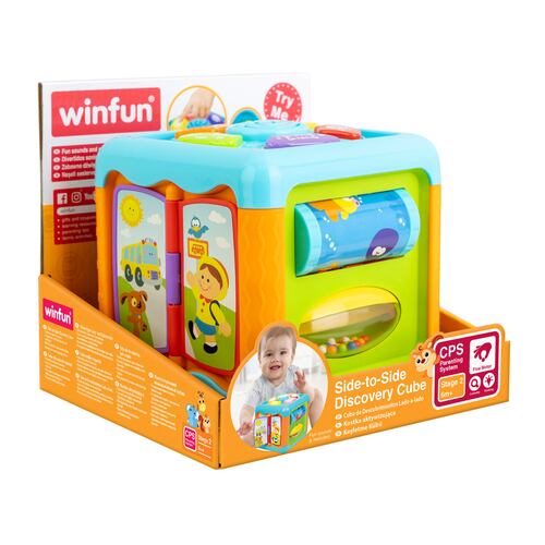 Cubo de Descubrimientos Lado a Lado para Bebé WINFUN