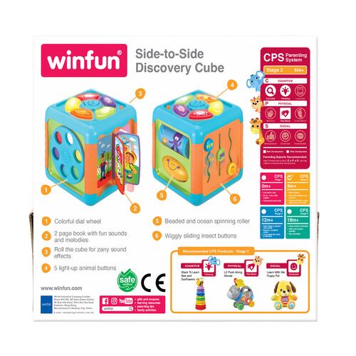 Cubo de Descubrimientos Lado a Lado para Bebé WINFUN