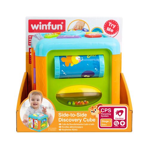 Cubo de Descubrimientos Lado a Lado para Bebé WINFUN