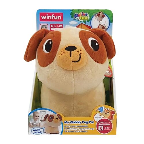 Mascota electrónica Perrito Pug Interactivo WINFUN