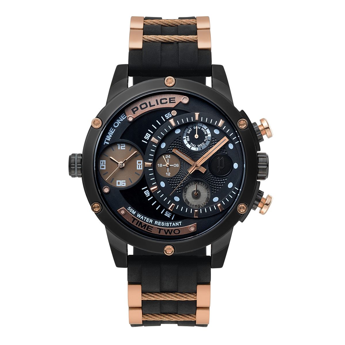 Reloj police online negro