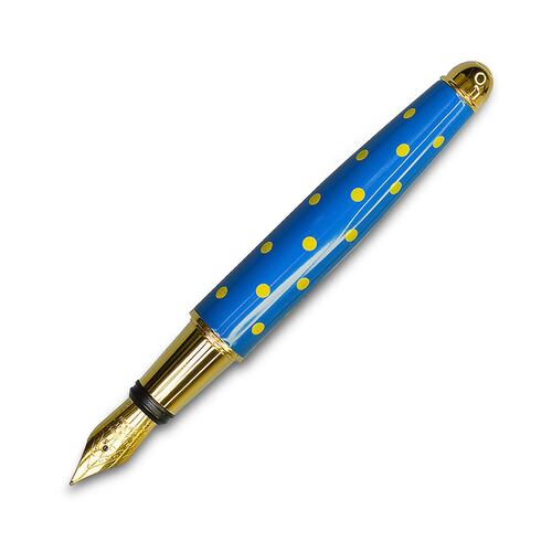Pluma fuente Mipo petrol blue