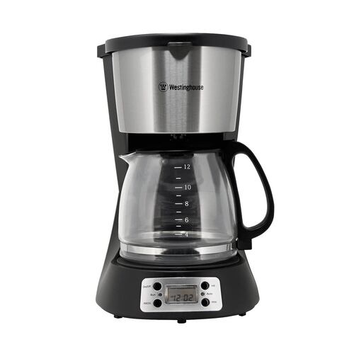 Cafetera Digital 1.5 L Negro 1000 Watts Westinghouse