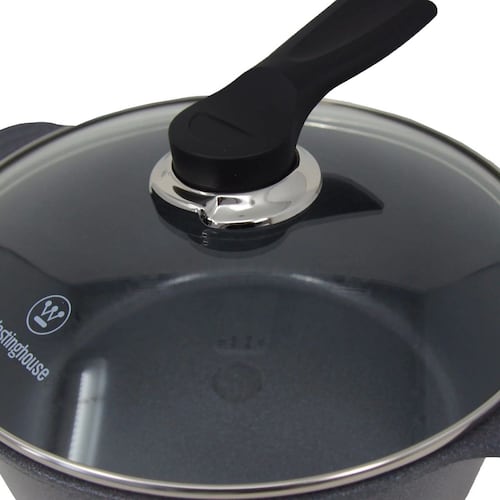 Cacerola antiadherente Westinghouse de cerámica gris 24 cm