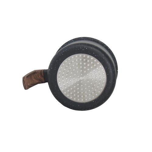 Set De Pocillos De Mármol Negro Madera De 2 Piezas