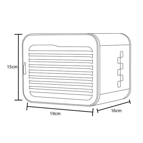 Mini Enfriador de Aire Vintage Personal 1L Blanco DAL1VT-0102PB