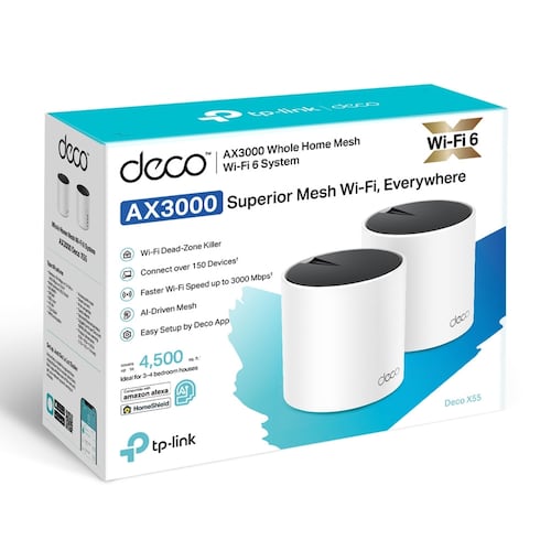Mesh Tplink Deco X55 2 Pack Wifi6
