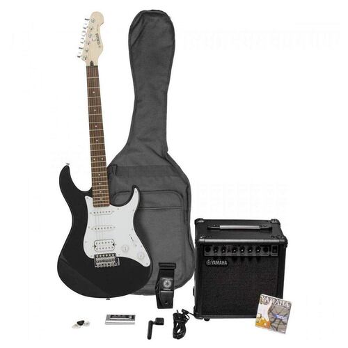 Paquete de Guitarra Eléctrica Yamaha EG112GPIIBL