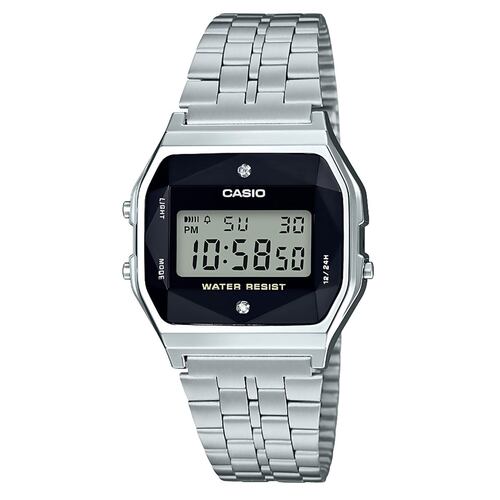 Reloj Casio Unisex Plateado A159WAD-1VT Para Dama