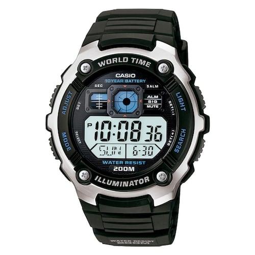 Reloj Casio AE-2000W-1AVCF Unisex Negro Para Dama