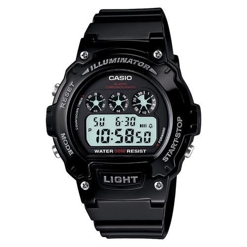 Reloj Casio W-214HC-1AVCF Unisex