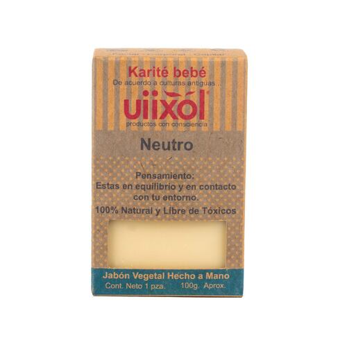 Jabón artesanal para Bebé, Neutro  100G