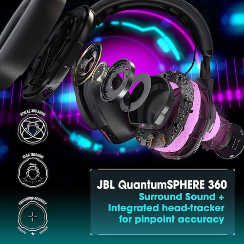 Audífonos JBL Quantum One USB Gaming Profesional Headset Sphere 360
