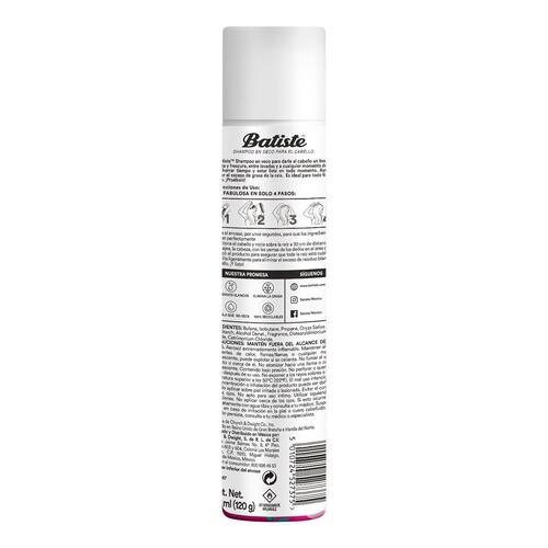 Shampoo en Seco con Fragancia a Fresa, Peonia y Naranja Batiste Blush 200 ml