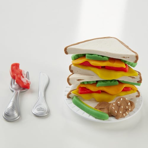 Play-Doh Kitchen Creations - Kit de Juego Play-Doh - Sandwichera Divertida