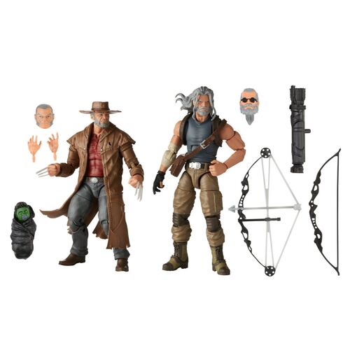 Hasbro Marvel X-Men Series Hawkeye y Logan