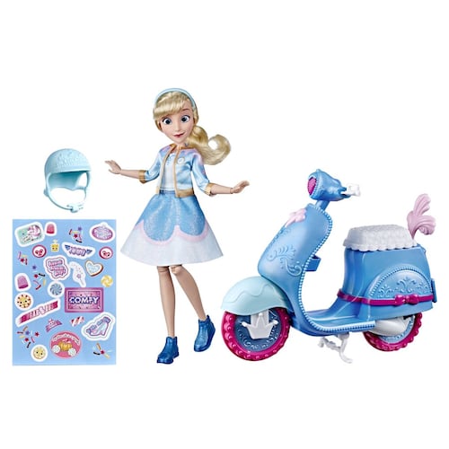 Disney Princess Comfy Squad - Fabulosa motoneta de Cenicienta
