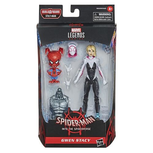 Hasbro Marvel Legends Series Spider-Man: Un nuevo universo - Gwen Stacy y Spider-Ham