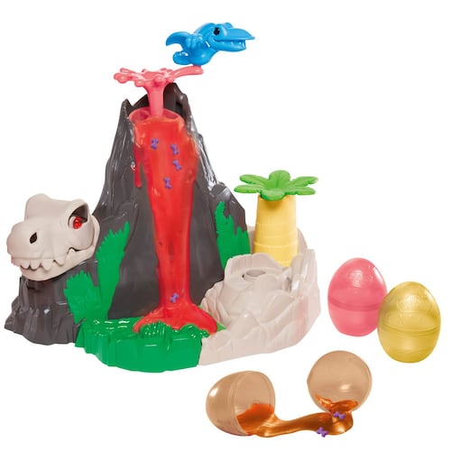 Play-Doh lava bones island