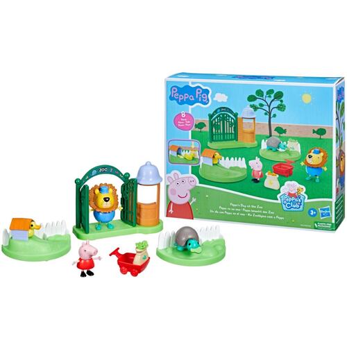 Set de Juego Hasbro: Un día con Peppa Pig en el zoológico