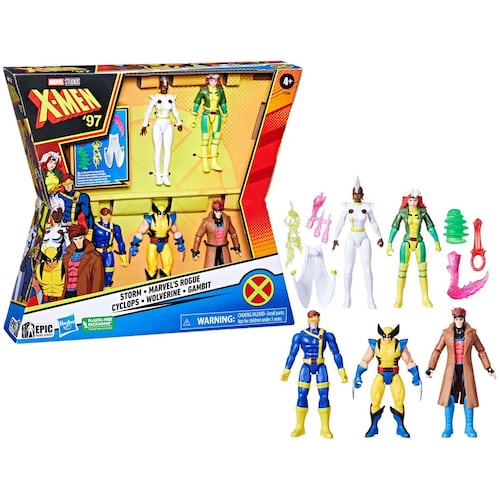 Pack Figuras de acción 4” X-Men ’97