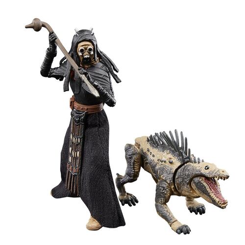 Figura de Acción Guerrero Tusken & Massiff Star Wars El libro de Bobba Fett