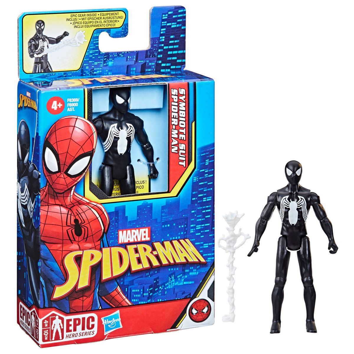 Spiderman Negro Juguetes Del Hombre Araña Negro Figura 4” Spider