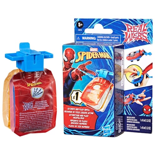 Repuesto Arácnido Lanzador Supremo Spider-Man Real Webs