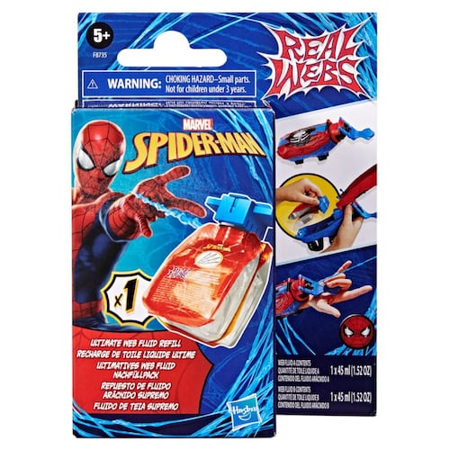 Repuesto Arácnido Lanzador Supremo Spider-Man Real Webs
