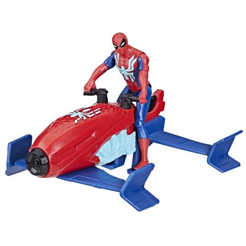 Set de vehículo y figura Marvel Epic Hero Hidrojet Arácnido del Hombre Araña