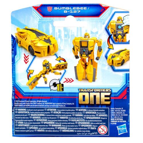 Figura Transformers Cambiador Engranaje Bumblebee Transformers: One