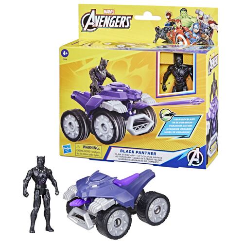 Quadriciclo Garras de Combate Marvel Avengers Black Panther de Hasbro