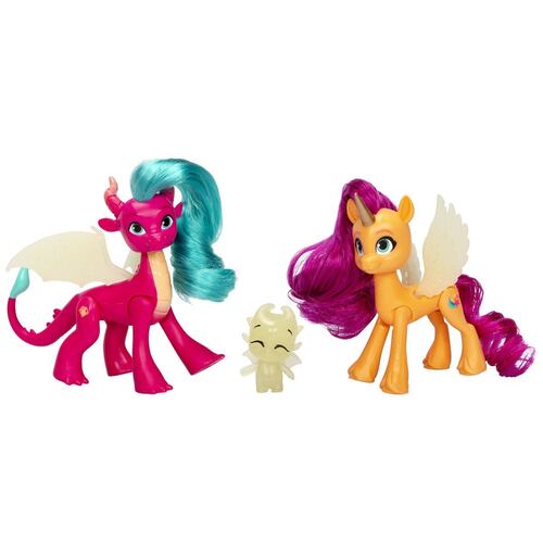 Figura My Little Pony: Cuenta tu historia - Sorpresa Fluorescente de Dragón