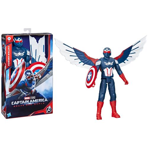 Figura de Acción 30 cm Marvel Studios Titan Hero Capitán América
