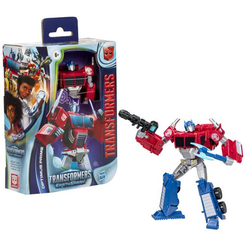 Figura de Acción Optimus Prime Transformers EarthSpark Deluxe de Hasbro