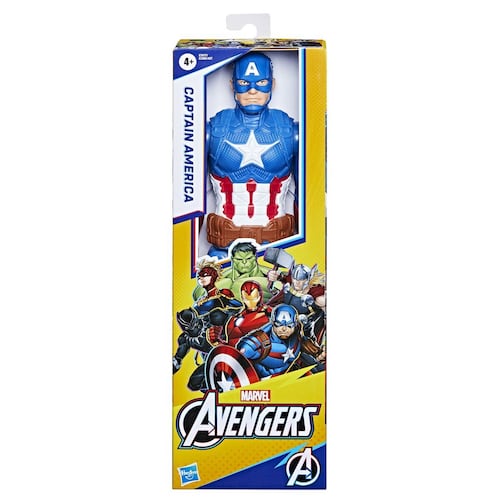 Figura de acción Marvel Titan Hero Capitán América