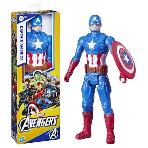 Figura de acción Marvel Titan Hero Capitán América